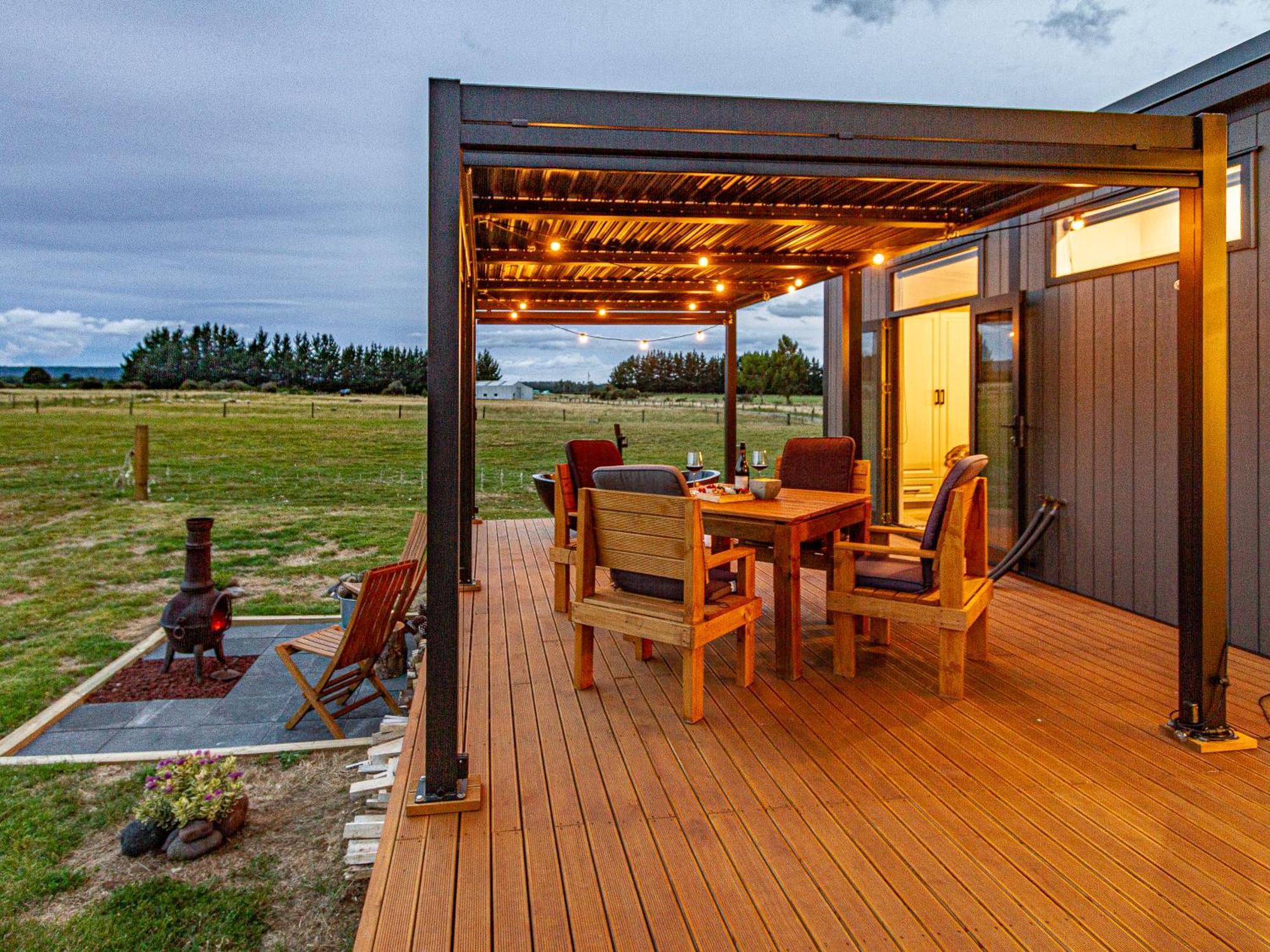 אוהקונה Mangateitei Views - Rangataua Tiny Home מראה חיצוני תמונה