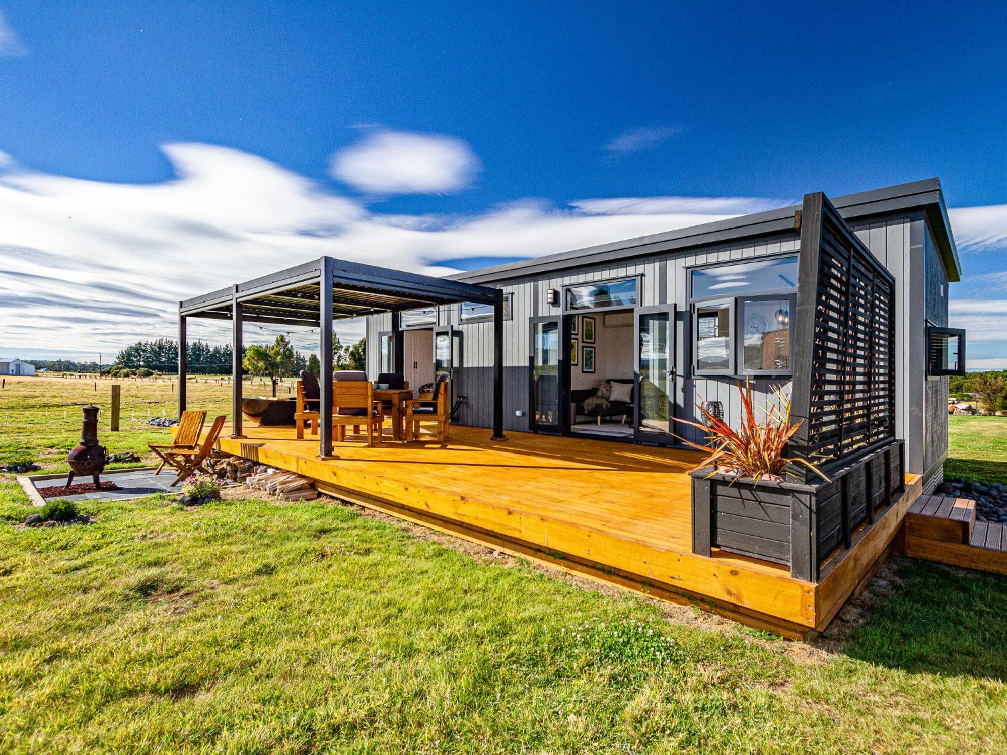 אוהקונה Mangateitei Views - Rangataua Tiny Home מראה חיצוני תמונה