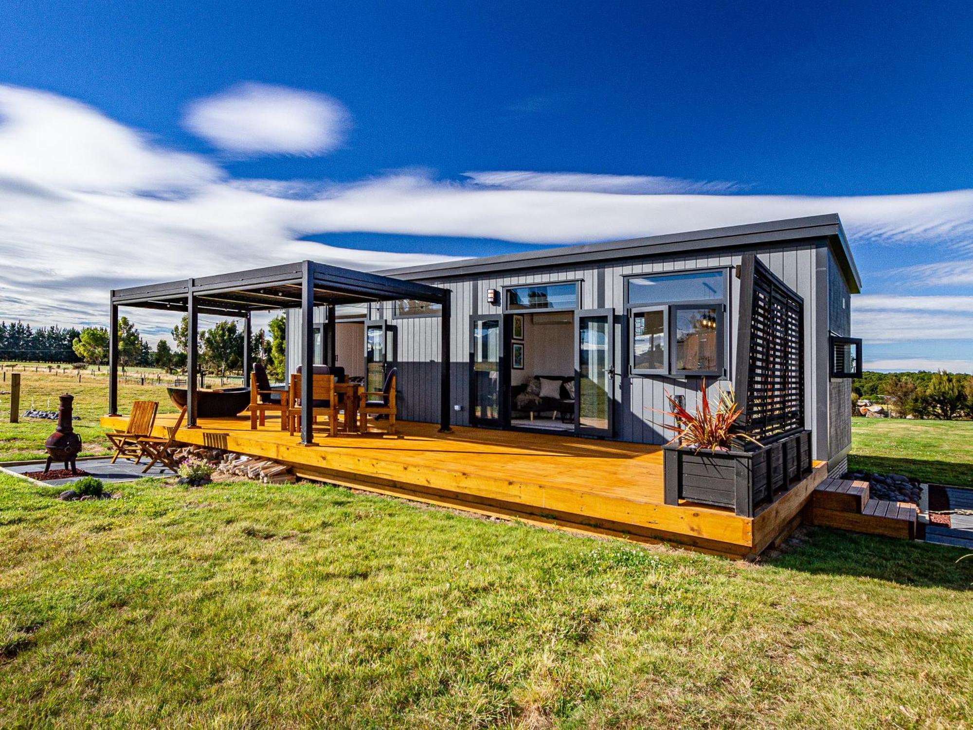 אוהקונה Mangateitei Views - Rangataua Tiny Home מראה חיצוני תמונה